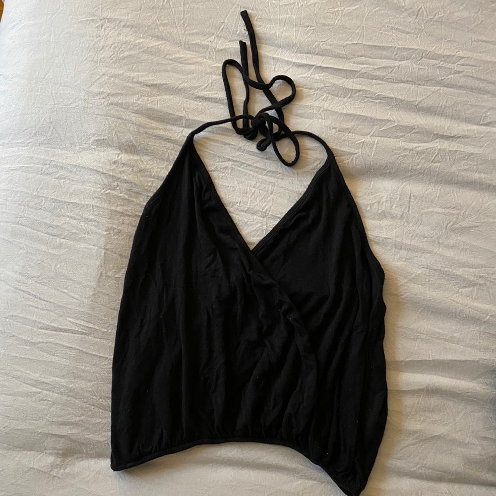 Tobi Black Halter Top